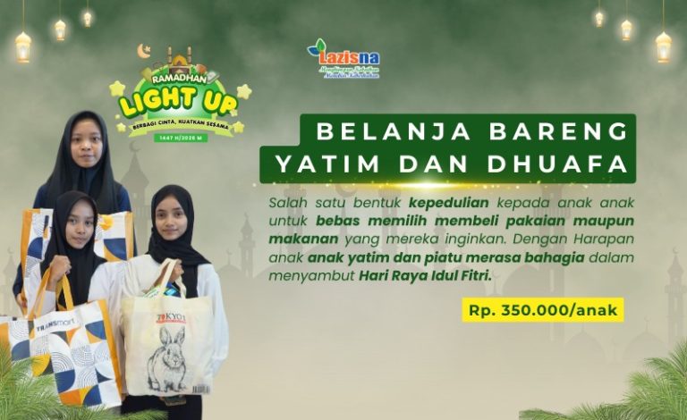 Belanja Bareng Yatim dan Dhuafa Ramadhan 1447 Hijriyah